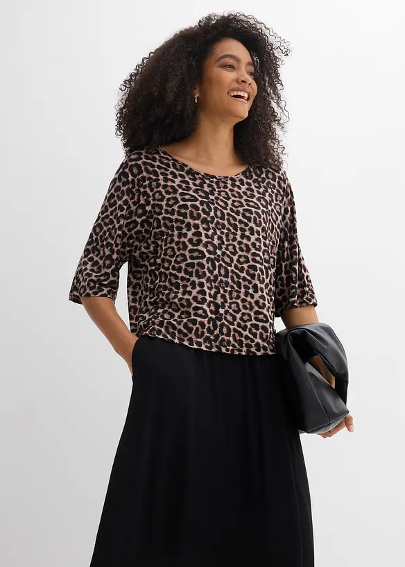 Robe fluide en jersey viscose, bonprix