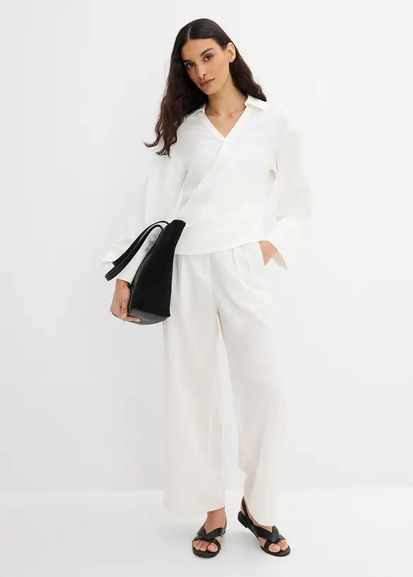 Blouse asym&eacute;trique, bonprix