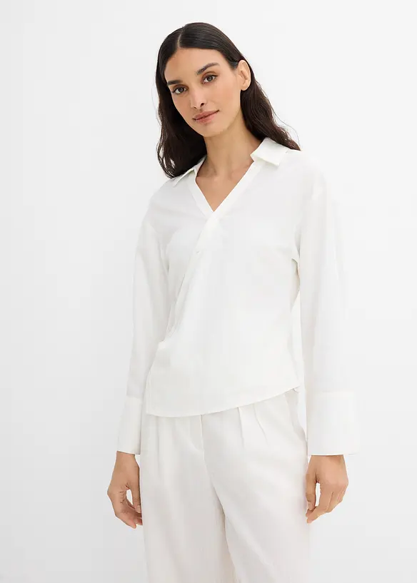 Blouse asym&eacute;trique, bonprix
