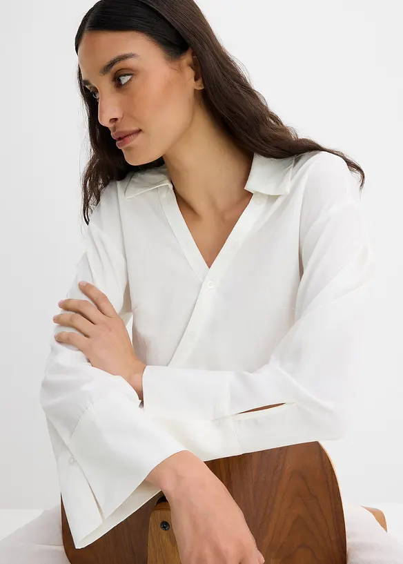 Blouse asym&eacute;trique, bonprix