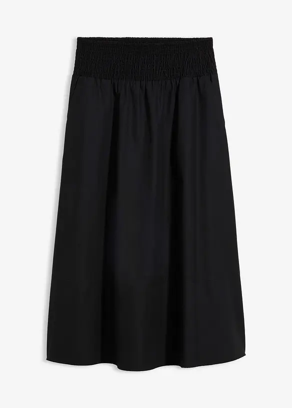 Jupe midi 100% coton, bonprix