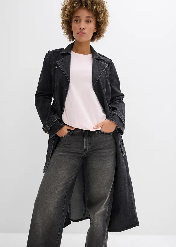 T-shirt manches longues en coton, bonprix