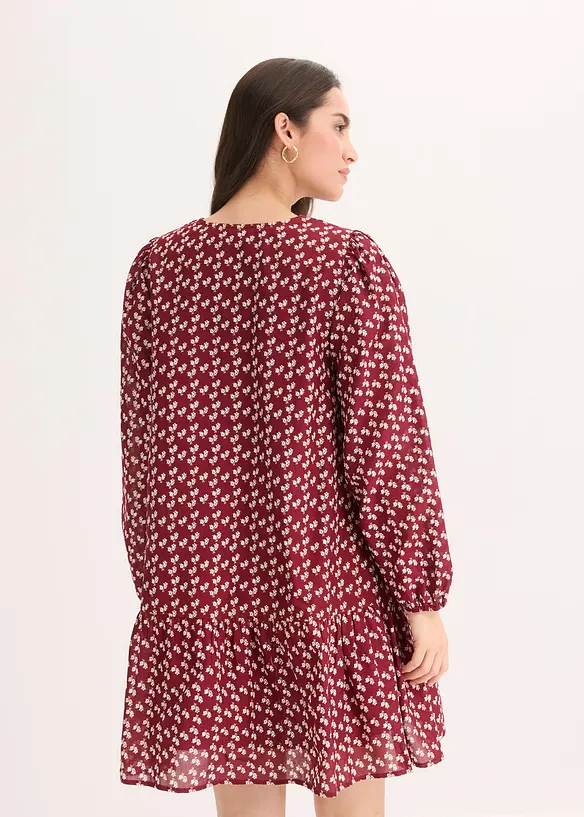 Robe courte effet froiss&eacute;, bonprix