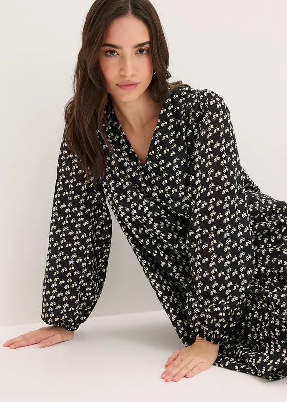 Robe courte effet froiss&eacute;, bonprix