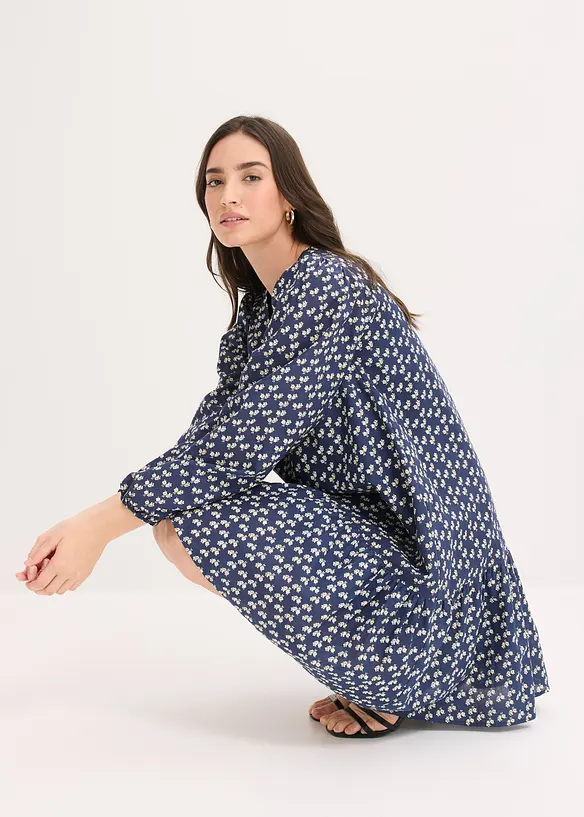 Robe courte effet froiss&eacute;, bonprix