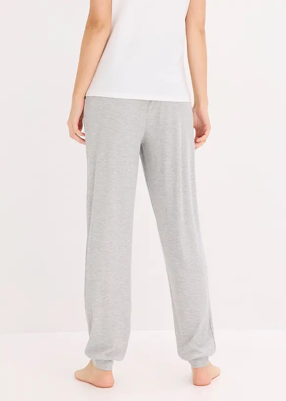 L&eacute;ger pantalon d&rsquo;int&eacute;rieur en mati&egrave;re c&ocirc;tel&eacute;e, bonprix