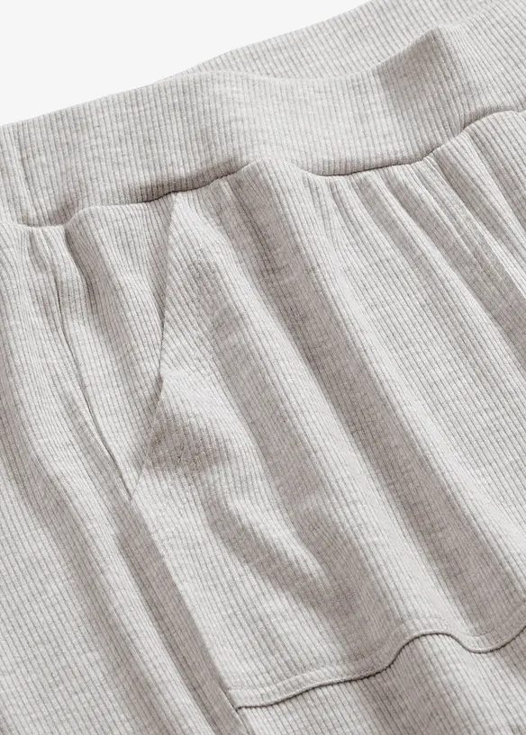 L&eacute;ger pantalon d&rsquo;int&eacute;rieur en mati&egrave;re c&ocirc;tel&eacute;e, bonprix