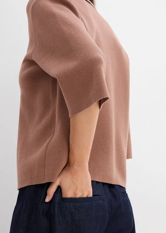 Polo en maille, bonprix