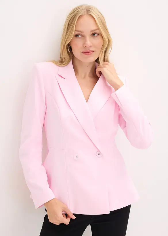 Blazer avec haut p&eacute;plum, bonprix