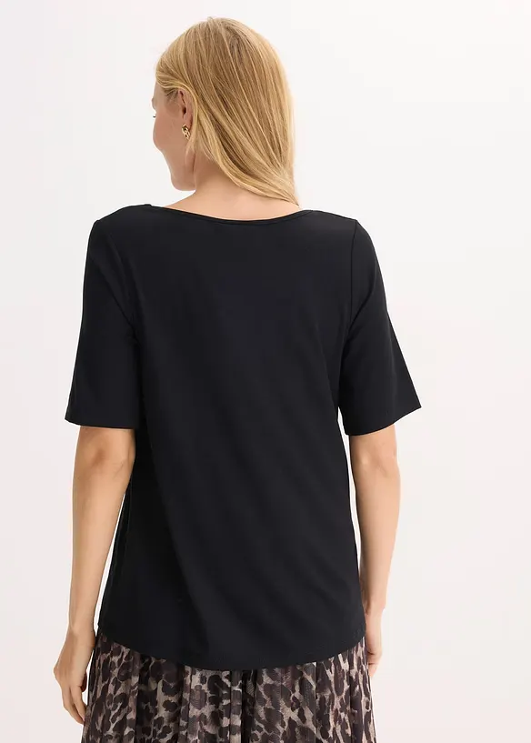 T-shirt &agrave; lani&egrave;res crois&eacute;es, bonprix