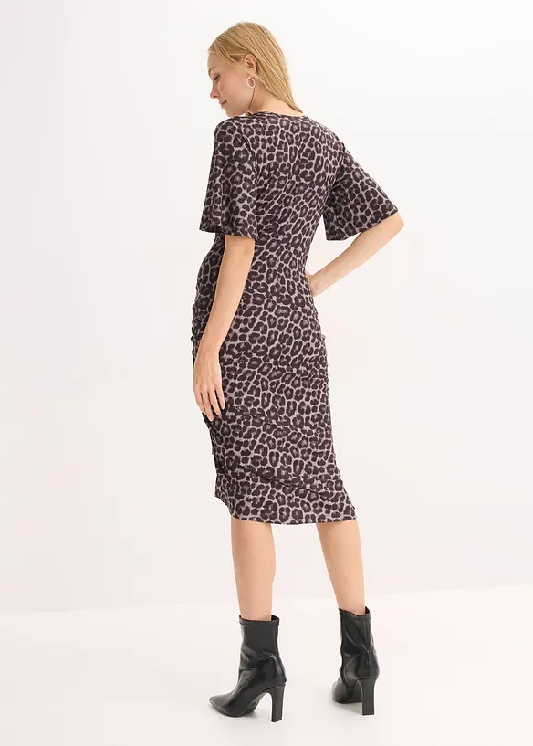 Robe midi pr&egrave;s du corps, bonprix