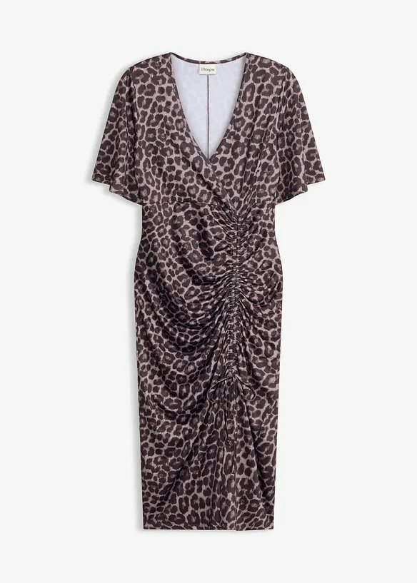 Robe midi pr&egrave;s du corps, bonprix