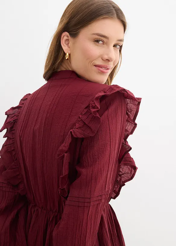 Robe &agrave; volants, bonprix