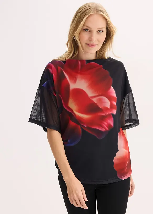 T-shirt en mesh, bonprix