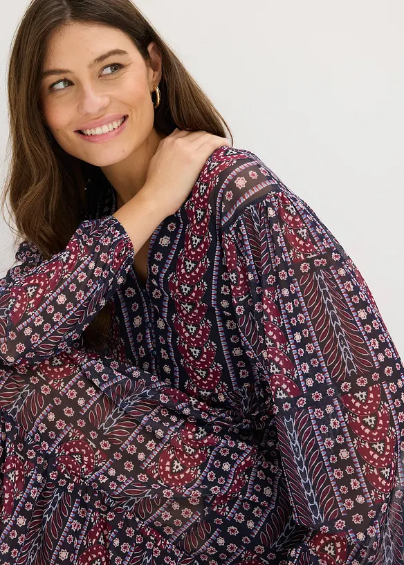 Robe-tunique en mesh doux, bonprix