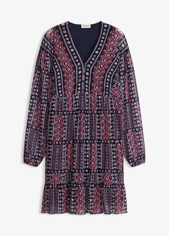 Robe-tunique en mesh doux, bonprix