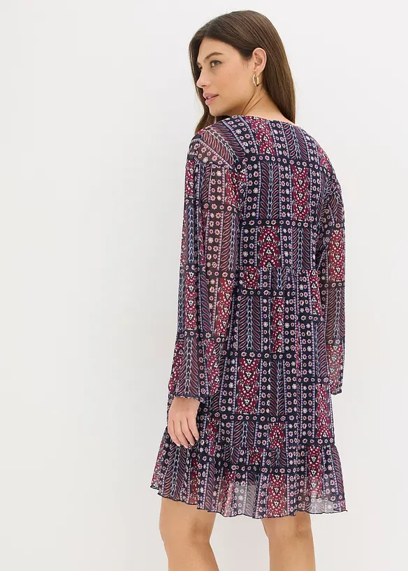 Robe-tunique en mesh doux, bonprix
