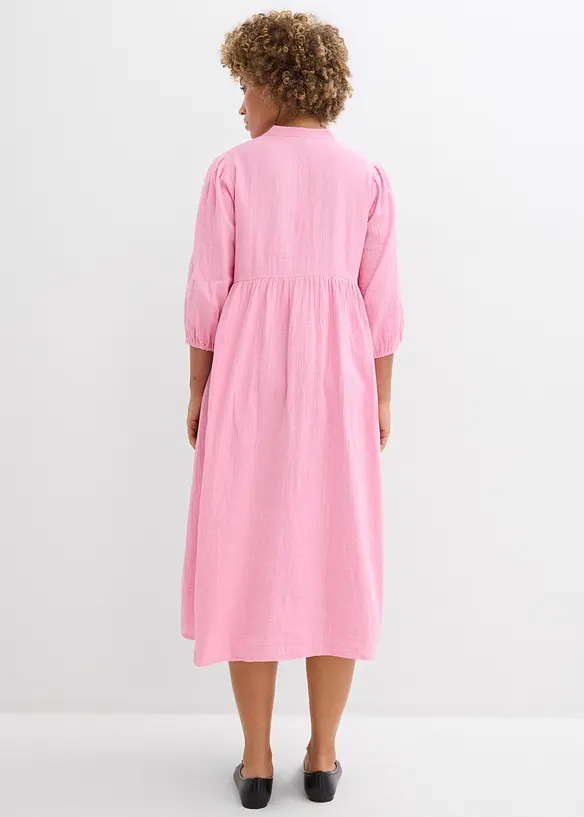 Robe-tunique en gaze de coton douce, bonprix