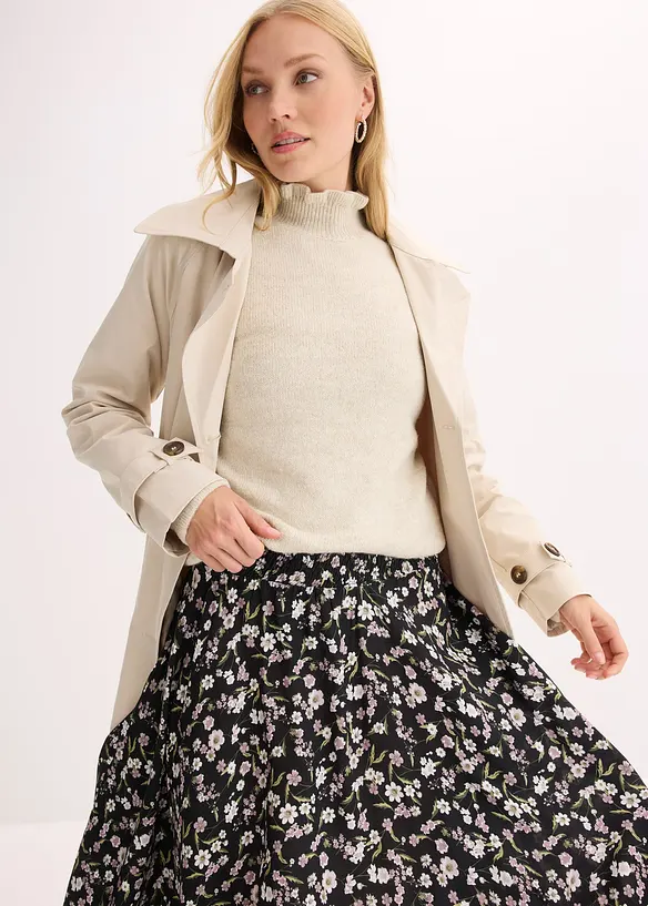 Jupe midi 100% viscose, bonprix