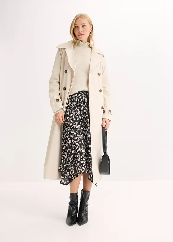 Jupe midi 100% viscose, bonprix