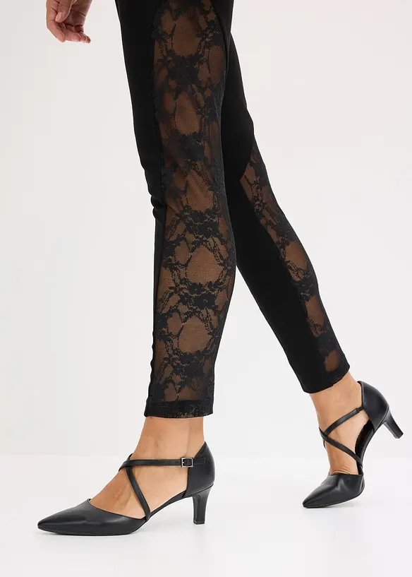 Legging &agrave; dentelle, bonprix