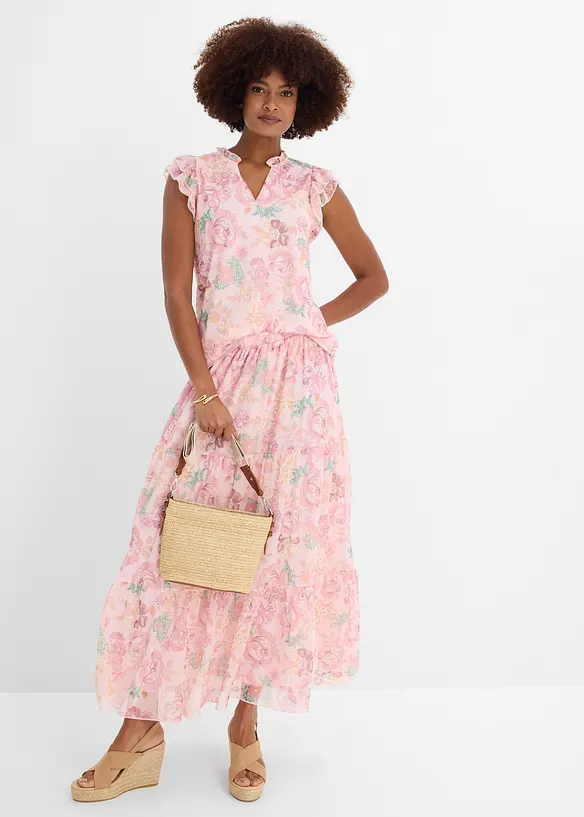 Blouse en mesh doux, bonprix