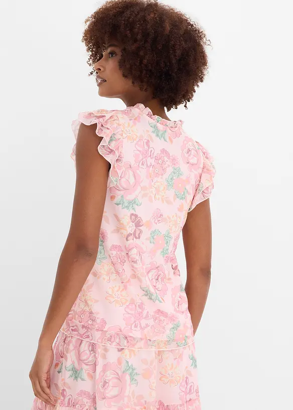 Blouse en mesh doux, bonprix