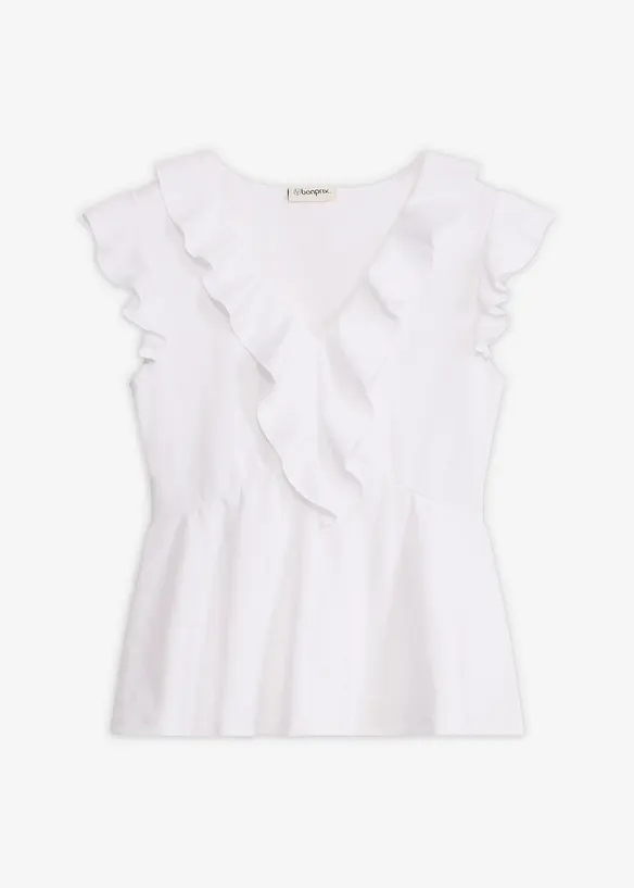 T-shirt &agrave; volants, bonprix