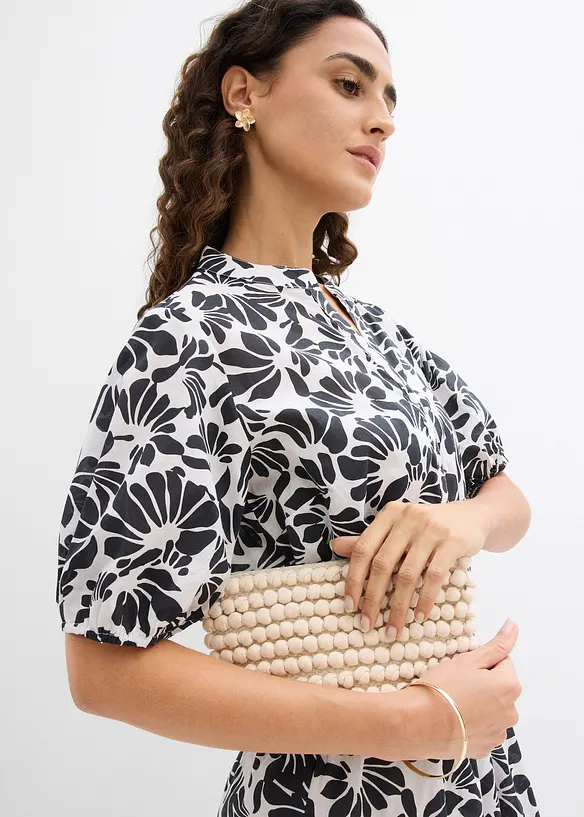 Robe midi ample, 100% coton, bonprix