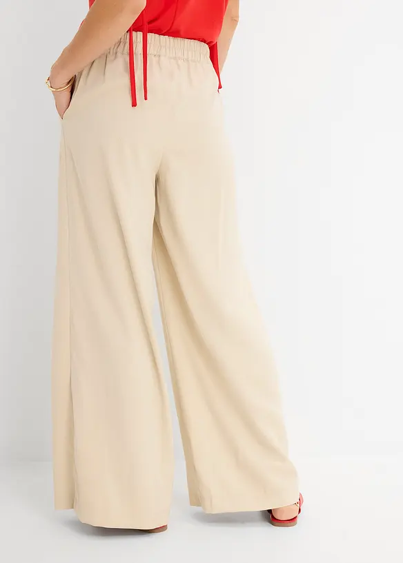 Pantalon palazzo en viscose majoritaire, bonprix