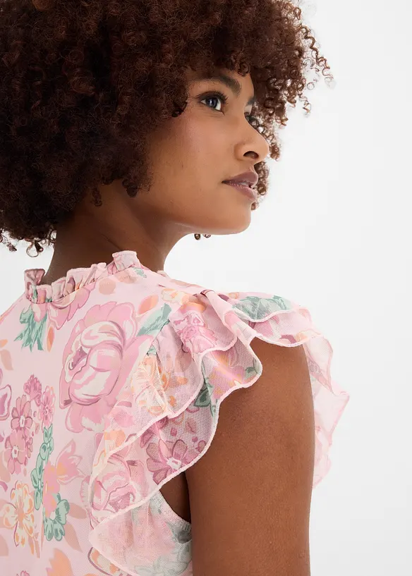 Blouse en mesh doux, bonprix