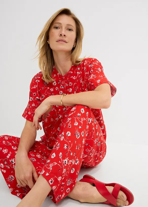 Blouse ample en viscose fluide, bonprix