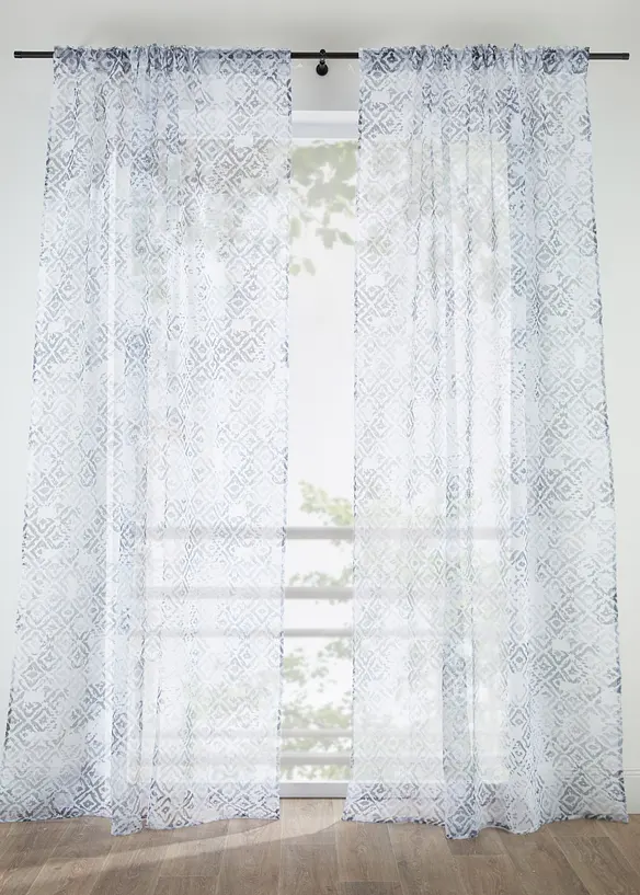 Voilage &agrave; imprim&eacute; (1 pce), bonprix