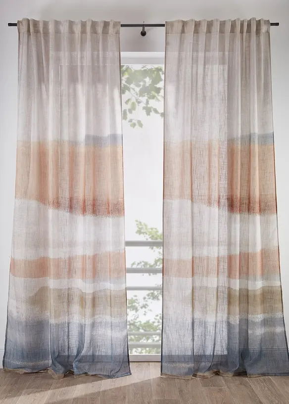 Rideau panneau imprim&eacute; (1 pce), bonprix