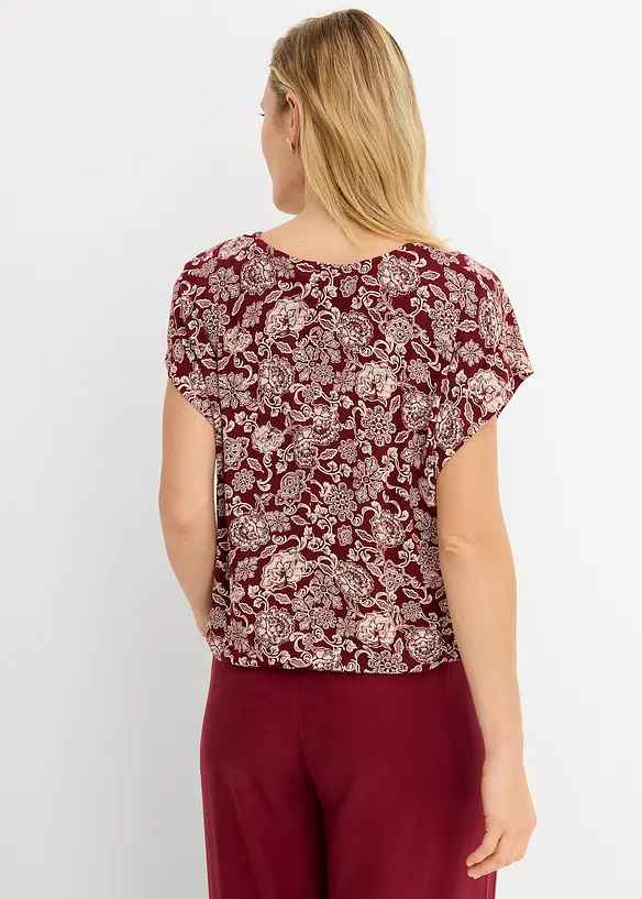 T-shirt fin en viscose extensible, bonprix