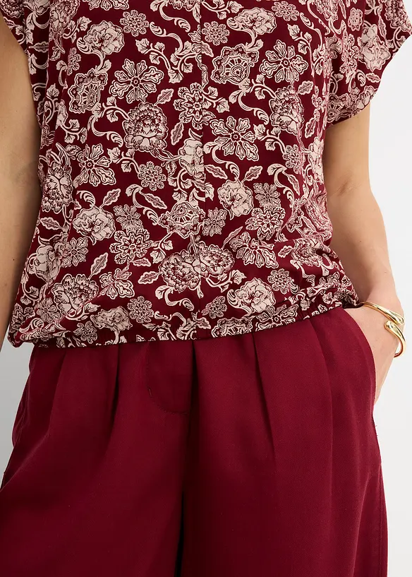 T-shirt fin en viscose extensible, bonprix