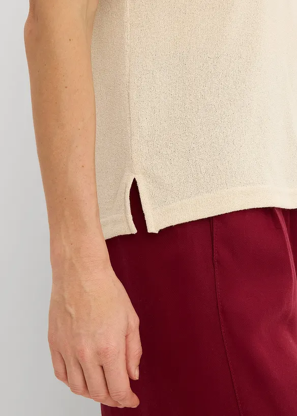 Polo aspect maille, bonprix