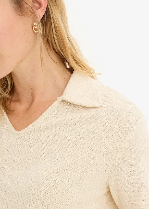 Polo aspect maille, bonprix