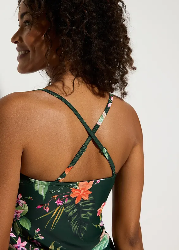 Tankini bandeau style crois&eacute; (ens. 2 pces), bonprix