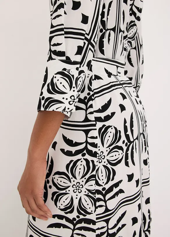 Robe-chemise en viscose fluide, bonprix