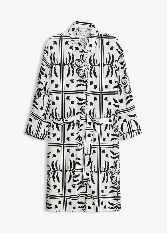 Robe-chemise en viscose fluide, bonprix