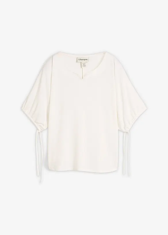 T-shirt ample en maille piqu&eacute;e robuste, bonprix