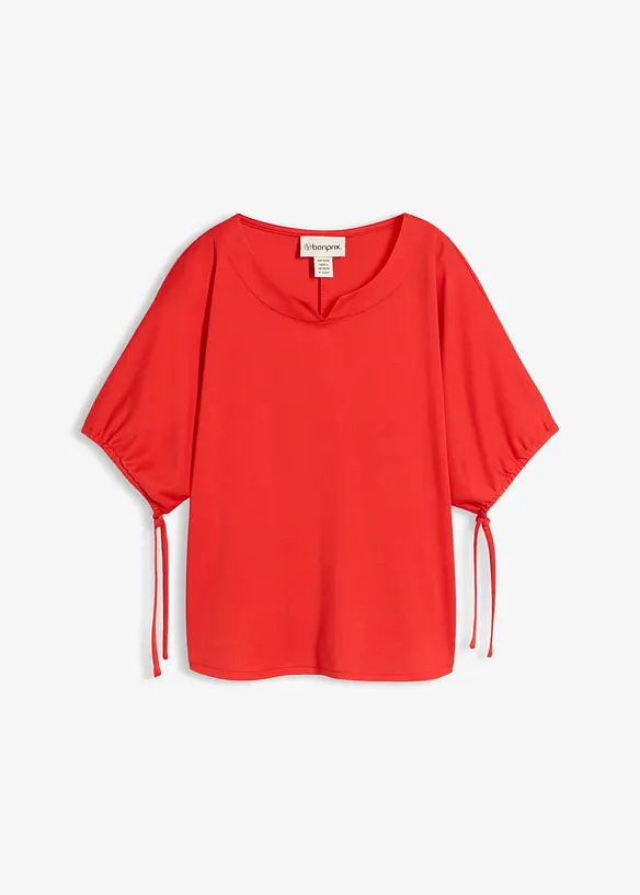 T-shirt ample en maille piqu&eacute;e robuste, bonprix