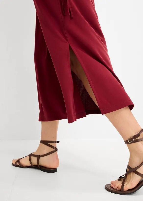 Robe douce en jersey piqu&eacute;, bonprix