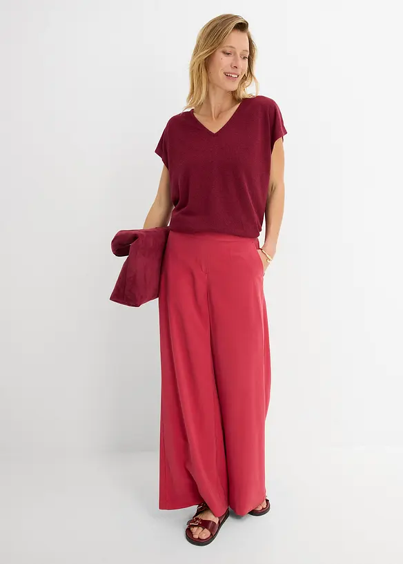 T-shirt oversize, aspect maille, bonprix