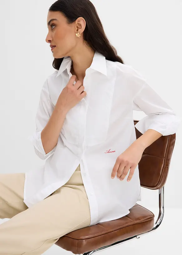 Chemisier avec broderie, bonprix