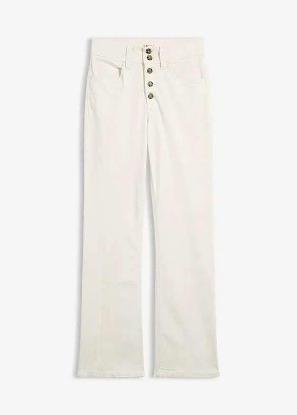 Jean droit taille haute, extensible, bonprix