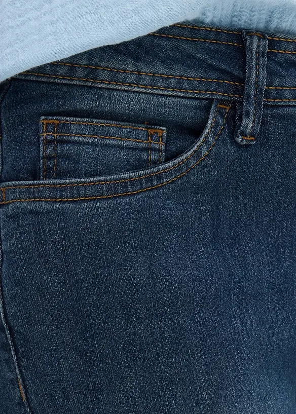 Jean slim taille mi-haute, raccourci, bonprix