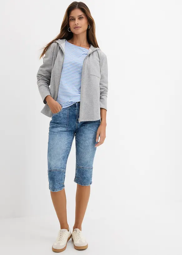 Corsaire en jean extensible, bonprix