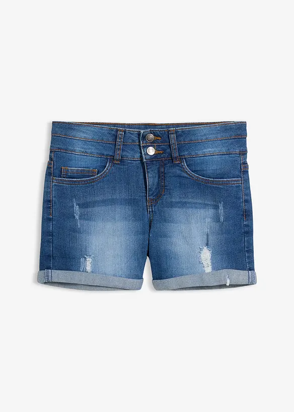Short en jean taille mi-haute, bonprix